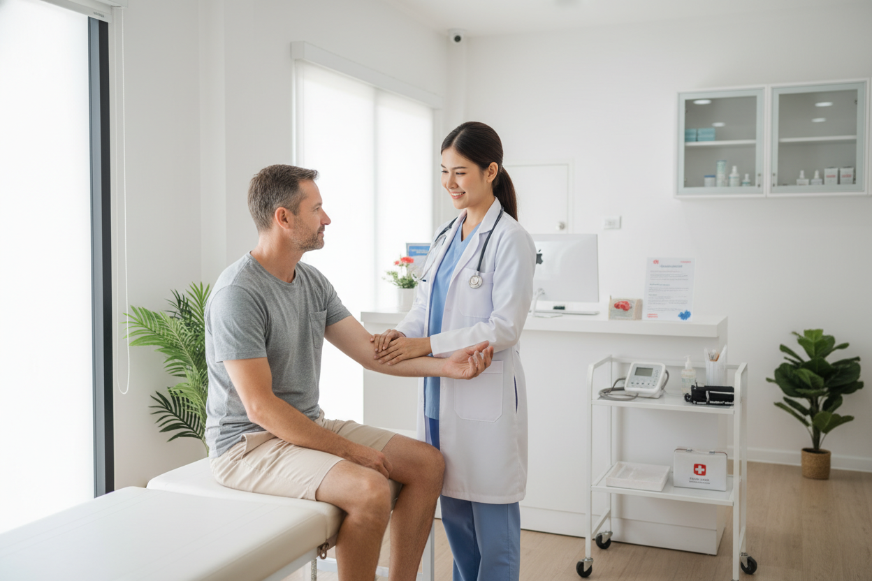 Emergency and urgent care at a Koh Samui walk-in clinic